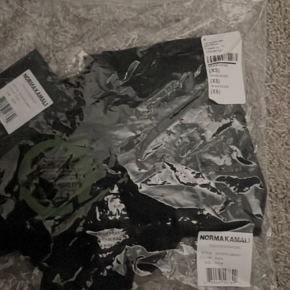 Norma Kamali Cross Halter Side Drape Gown in Black - Picture 7 of 7